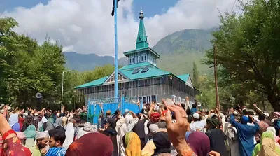 67th urs of hazrat naanga baji  r a  commences in north kashmir s bandipora