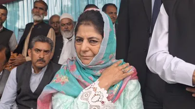 fir registered against mehbooba mufti for alleged mcc violation