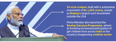 pm modi inaugurates boeing’s largest investment outside usa