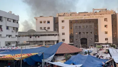 israeli forces conduct operations for 2nd day at al shifa hospital