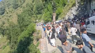 two dead  one injured after vehicle carrying polling party falls into gorge in j k’s reasi