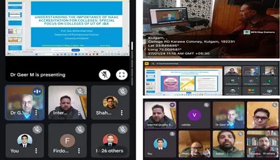 gdc kulgam organises webinar on naac accreditation