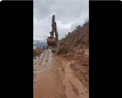 srinagar jammu highway blocked in ramban due to incessant rains  schools closed