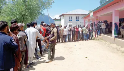 urge for development  jobs drives bandipora residents to vote