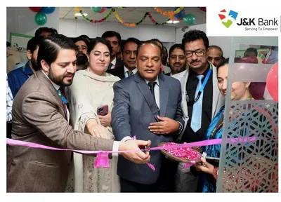 j k bank inaugurates 90 feet road soura branch