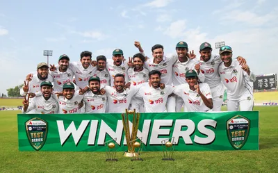 pak v ban  clinical bangladesh secure historic test series sweep at rawalpindi