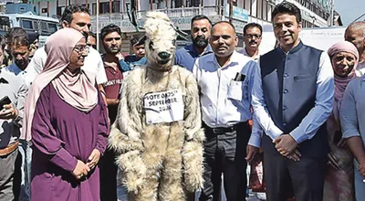 voter awareness programme held at lal chowk