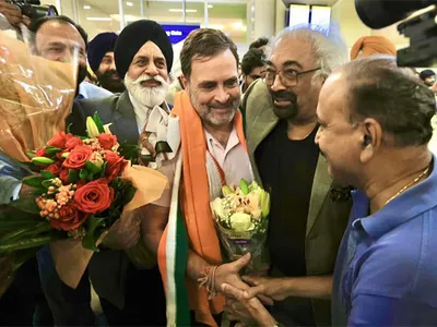 cong leader rahul gandhi arrives in us to strengthen bond between india  america