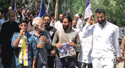 dpap candidate begins campaigning in ganderbal