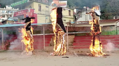 religious fervour  gaiety mark dussehra festival across ramban