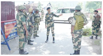 ig bsf reviews operational readiness for amarnath yatra