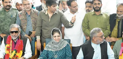 pdp wants peace with dignity  mehbooba mufti