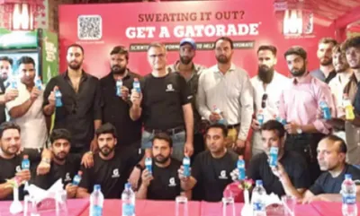 pepsico india introduces gatorade in kashmir