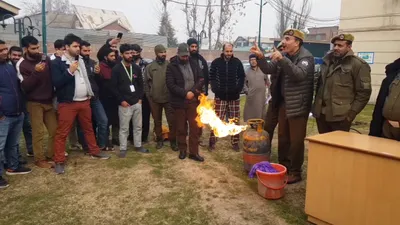 fire safety awareness programme held at florence hospital in srinagar