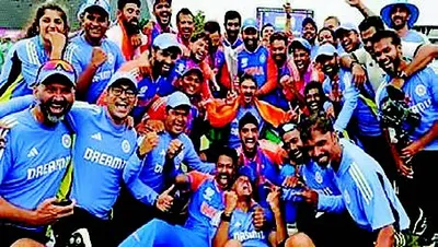 after india s t20 wc triumph  cricket fraternity showers praise on team india