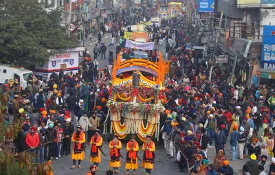 magnificent nagar kirtan taken out in jammu