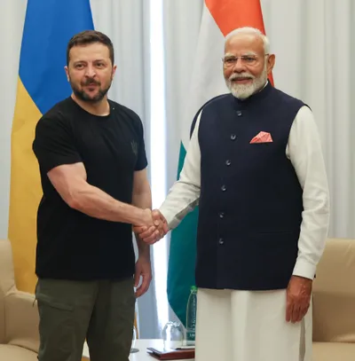  india continues to encourage peaceful resolution through dialogue  diplomacy   pm modi to zelenskyy at g7 summit