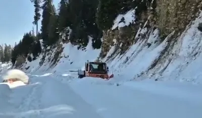 snow clearance underway on mughal road  expected to reopen before lok sabha polls