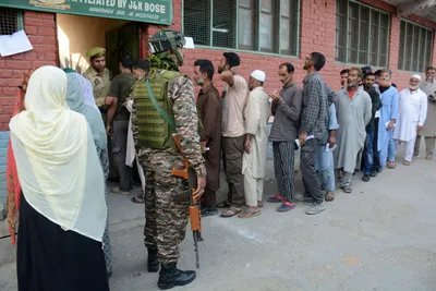 over 46  polling recorded till 3 pm in 2nd phase of j k assembly elections