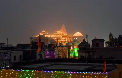 ram temple symbolic of spirit of ek bharat  shreshtha bharat  om birla