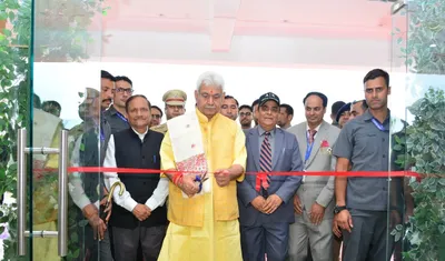 lg sinha inaugurates kashmir college of engineering   technology in srinagar