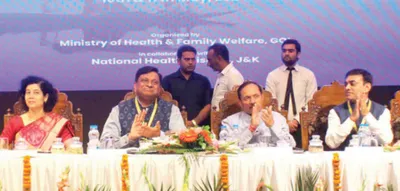 secretary mohfw  advisor bhatnagar address nhms’ national conference in srinagar