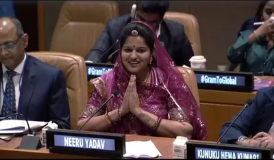 india s panchayati raj and women power showcased at the united nations