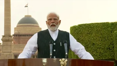 symbol of india s ascendancy  global dignitaries gather for pm modi s swearing in