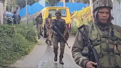 nia conducts early morning raid in sangri colony  baramulla