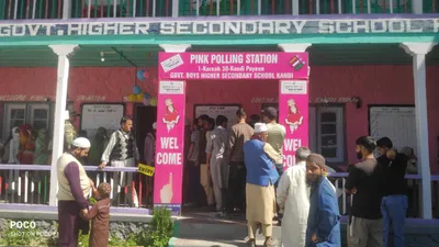 baramulla lok sabha polls  over 21 56  voter turnout recorded till 11 am