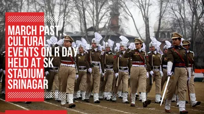 video   march past  cultural events on r day held at sk stadium srinagar