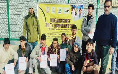 district athletics championship 2023 concludes in budgam