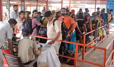 over 3 5 lakh devotees perform amarnath yatra in 19 days