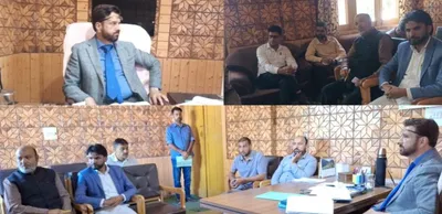 ro handwara holds meeting with political parties representatives