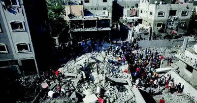 un office in gaza city shelled  who loses contact with al shifa hospital