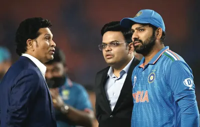 sachin tendulkar  rohit sharma hails jay shah on his appointment as icc chairman