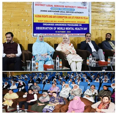 dlsa srinagar organises awareness programme on world mental health day