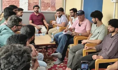 usman majid interacts with students on manifesto