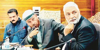 mla sopore holds meeting to review developmental issues