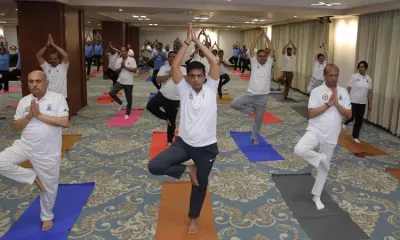 yoga day marks importance of yoga in maintaining a balanced lifestyle  cji chandrachud