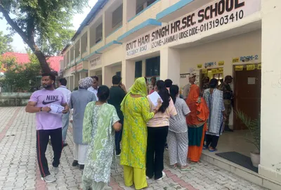 over 11 6  turnout recorded till 9 am in last phase of j k assembly polls