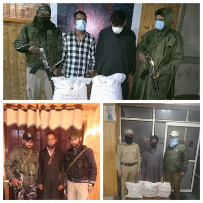 police arrest 9 drug peddlers in anantnag  baramulla