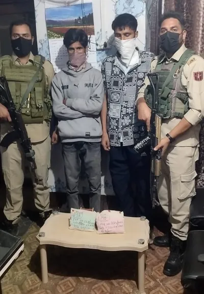 two drug peddlers held with psychotropic substance in sopore  police