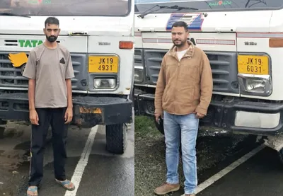 2 arrested for illegal transportation of minerals in kulgam