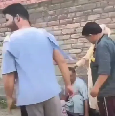 srinagar police take cognisance after man seen assaulting parents in viral video