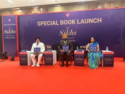 baldev singh  neetu bali honoured in book launch event