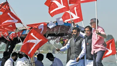 dal lake becomes backdrop for nc’s election push for zadibal