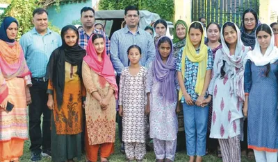 dc poonch visits child care institute