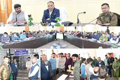 preparations for parliamentary polls reviewed in ganderbal