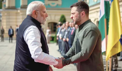 pm narendra modi invites ukraine president to india  volodymyr zelensky accepts